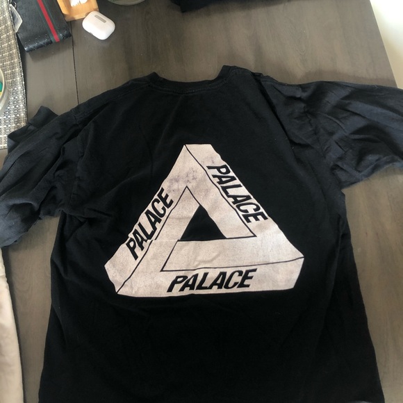 PALACE | Shirts | Black Palace Long Sleeve Tee | Poshmark